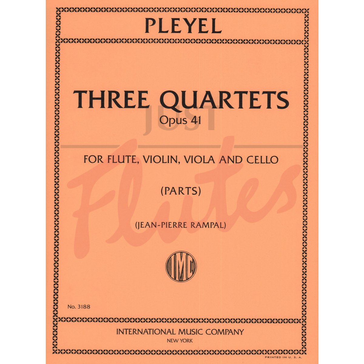 Three Quartets for Flute, Violin, Viola, and Cello