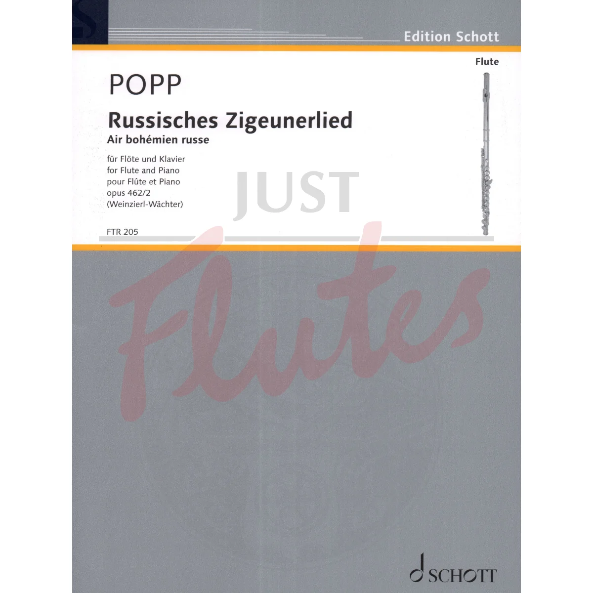 Russisches Zigeunerlied (Air Bohemien Russe) for Flute and Piano