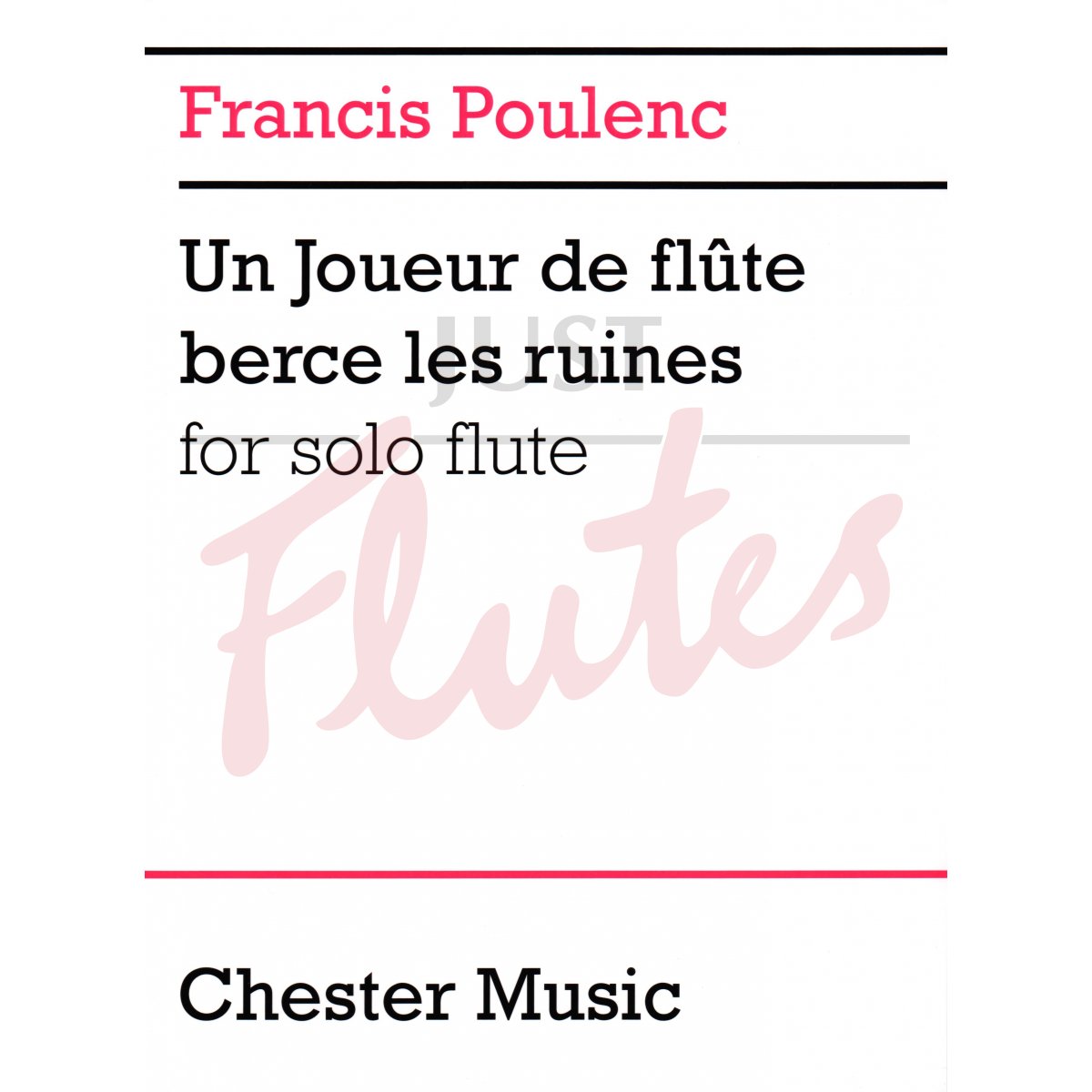 Un Joueur de flûte berce les ruines for Solo Flute