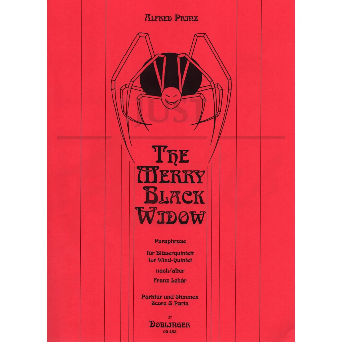 The Merry Black Widow for Wind Quintet
