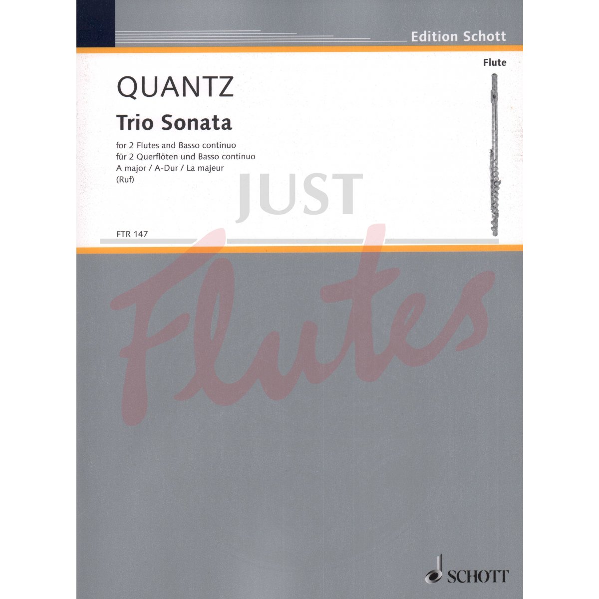 Trio Sonata in A major for Two Flutes and Basso Continuo