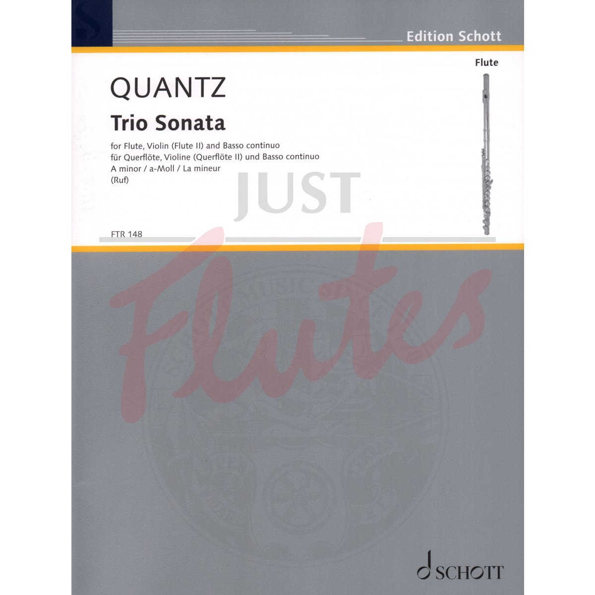 Trio Sonata in A minor for Flute, Violin (or Flute) and Basso Continuo