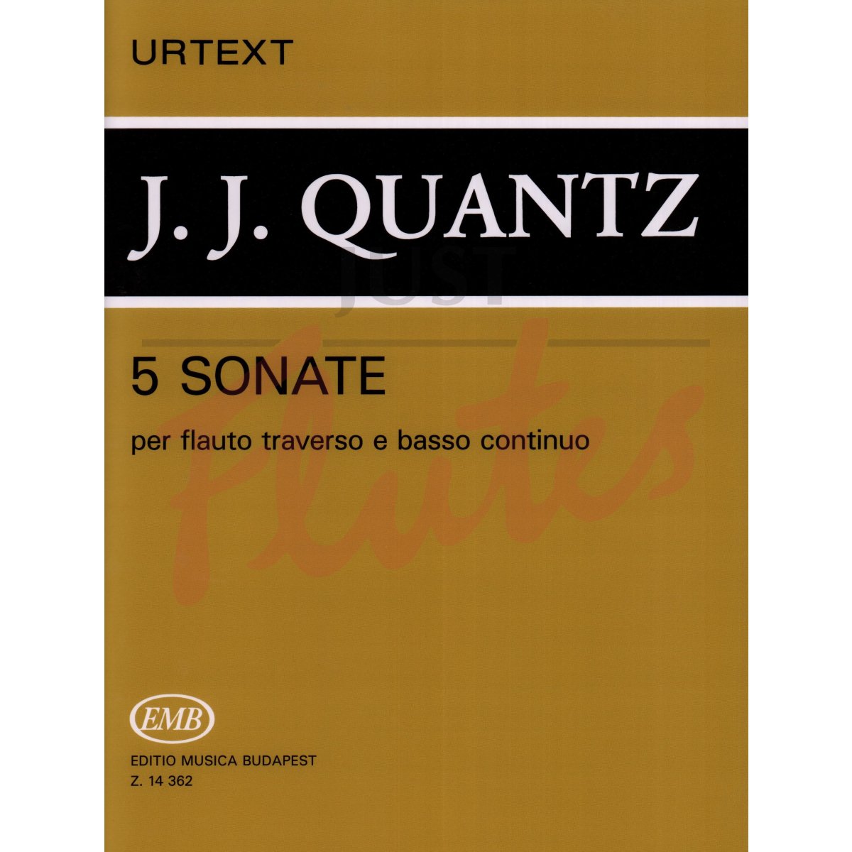 5 Sonatas for Flute and Basso Continuo, QV1:105, 12, 167, 15, 47