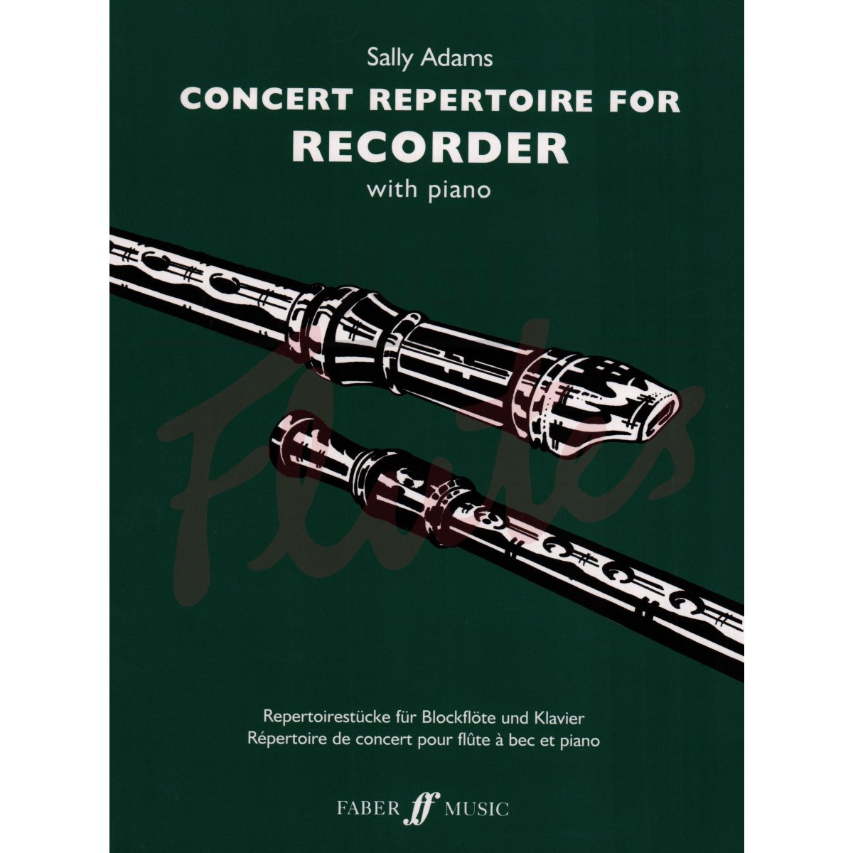 Concert Repertoire for Recorder with Piano 