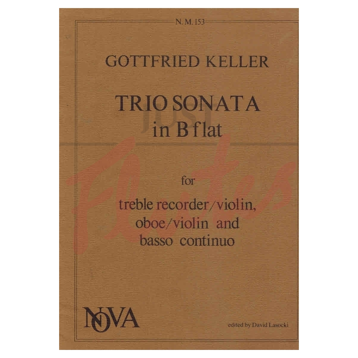 Trio Sonata in B flat major for Treble Recorder, Violin and Basso Continuo