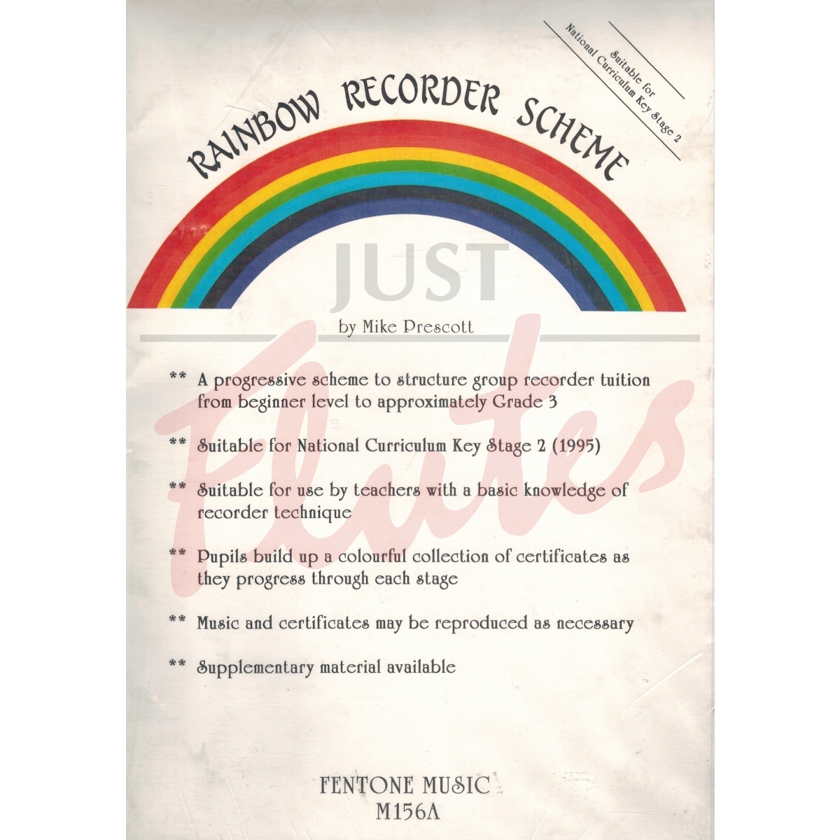 The Rainbow Recorder Scheme - Teacher's Pack