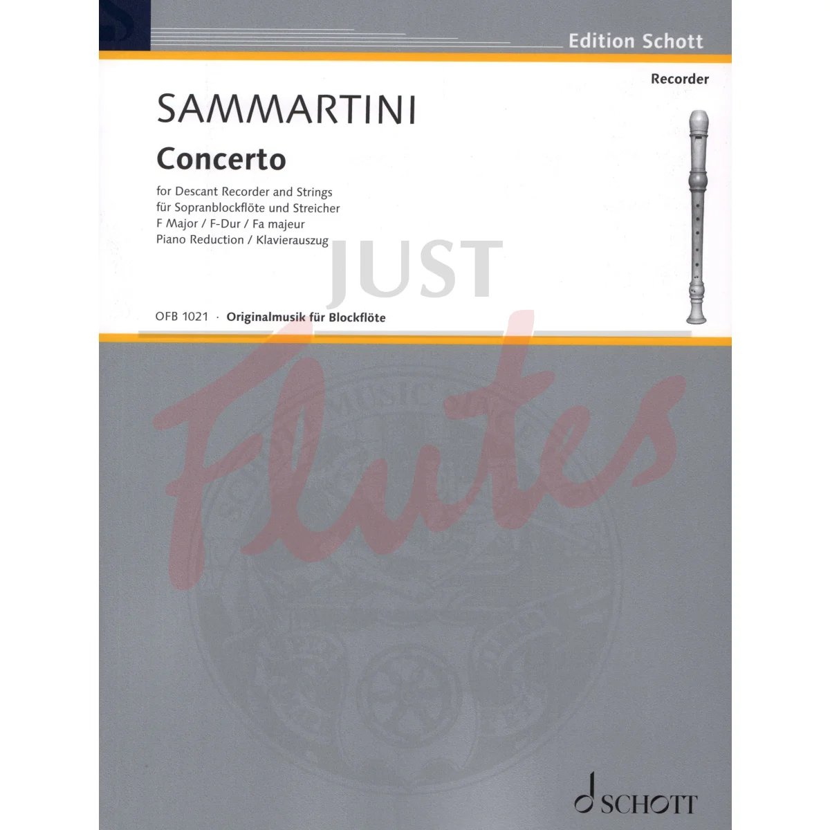 Concerto in F major for Descant Recorder and Piano