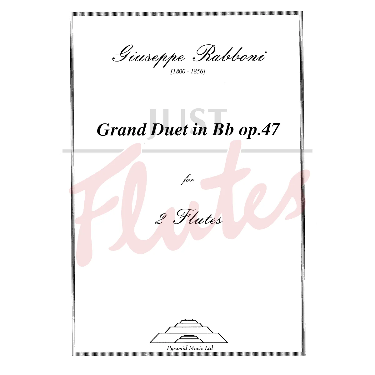 Grand Duet in Bb for Two Flutes
