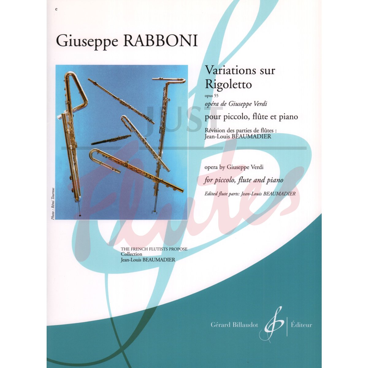 Variations on Verdi&#039;s Rigoletto for Piccolo, Flute and Piano
