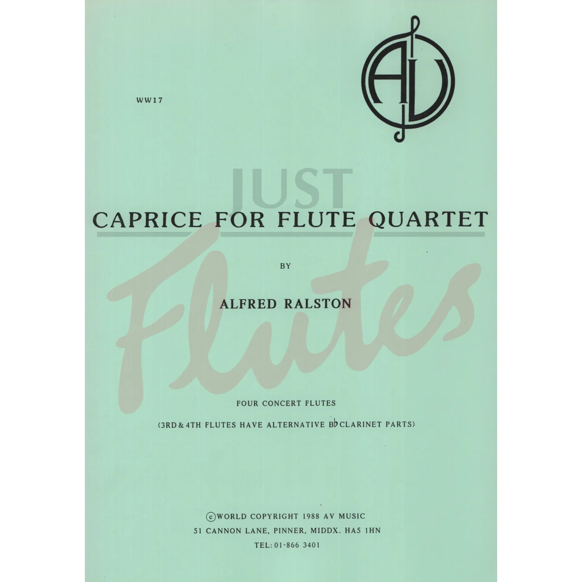 Caprice for Flute Quartet