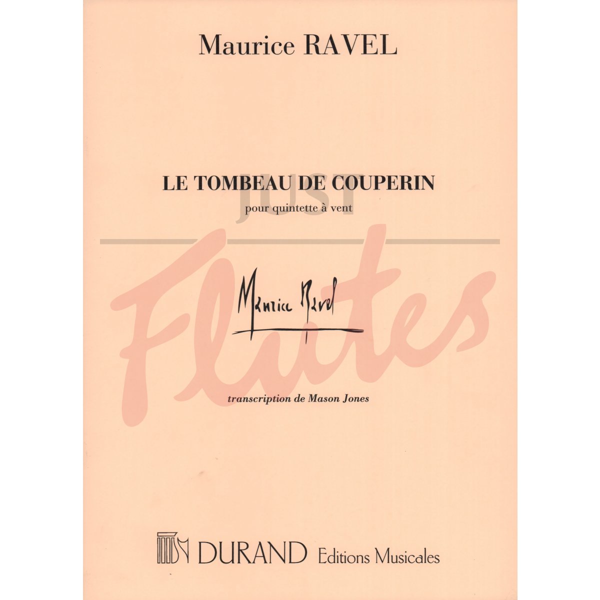Le Tombeau de Couperin arranged for Wind Quintet