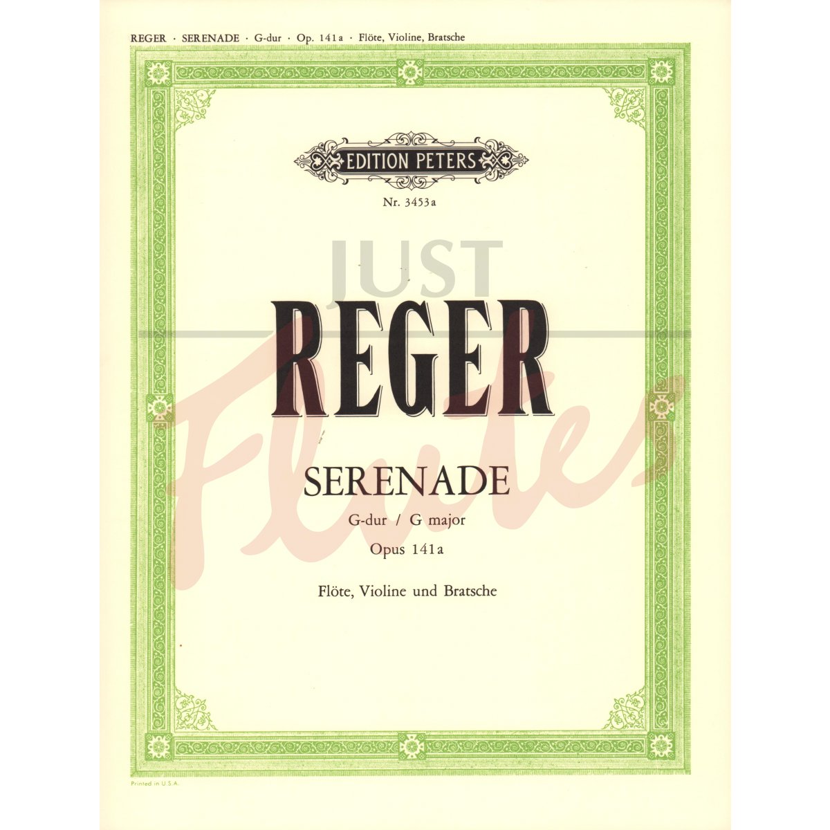 Serenade in G major for Flute, Violin and Viola