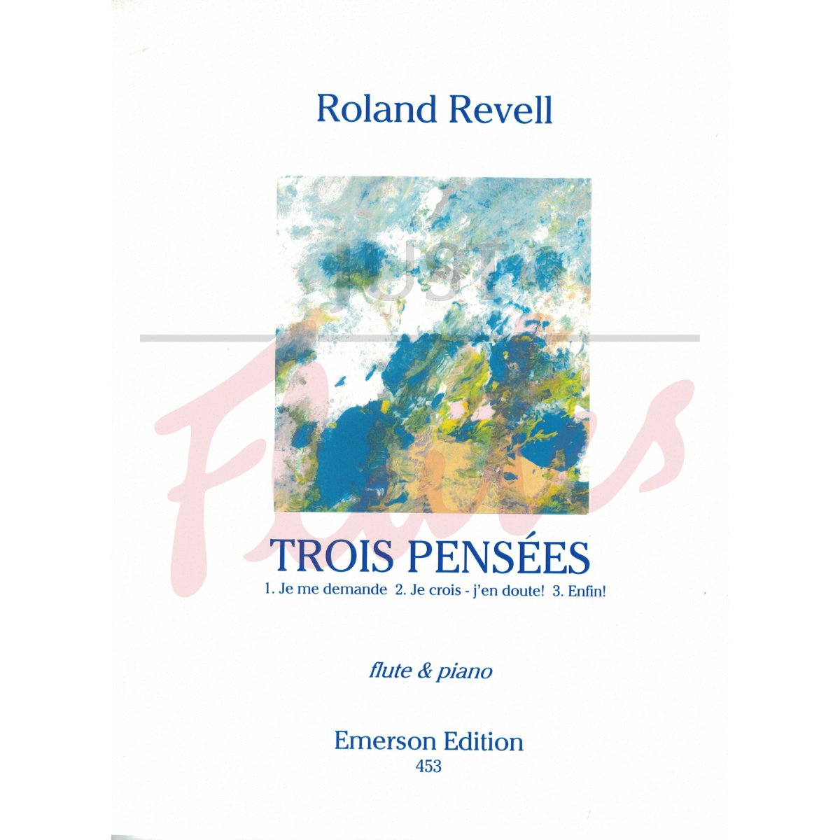 Trois Pensées for Flute and Piano