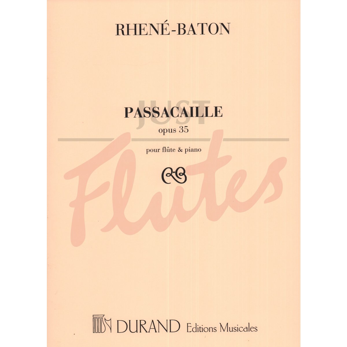Passacaille for Flute and Piano