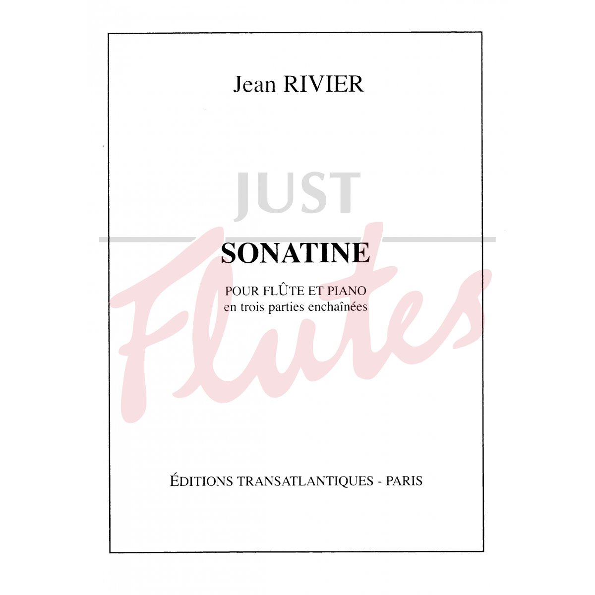 Sonatine for Flute and Piano