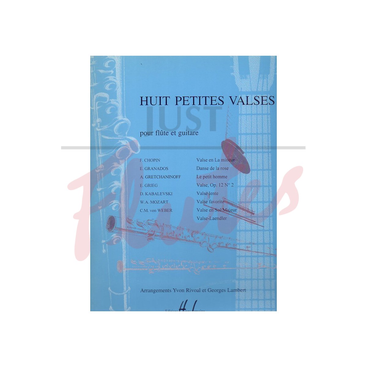 8 Petites Valses for Flute &amp; Guitar