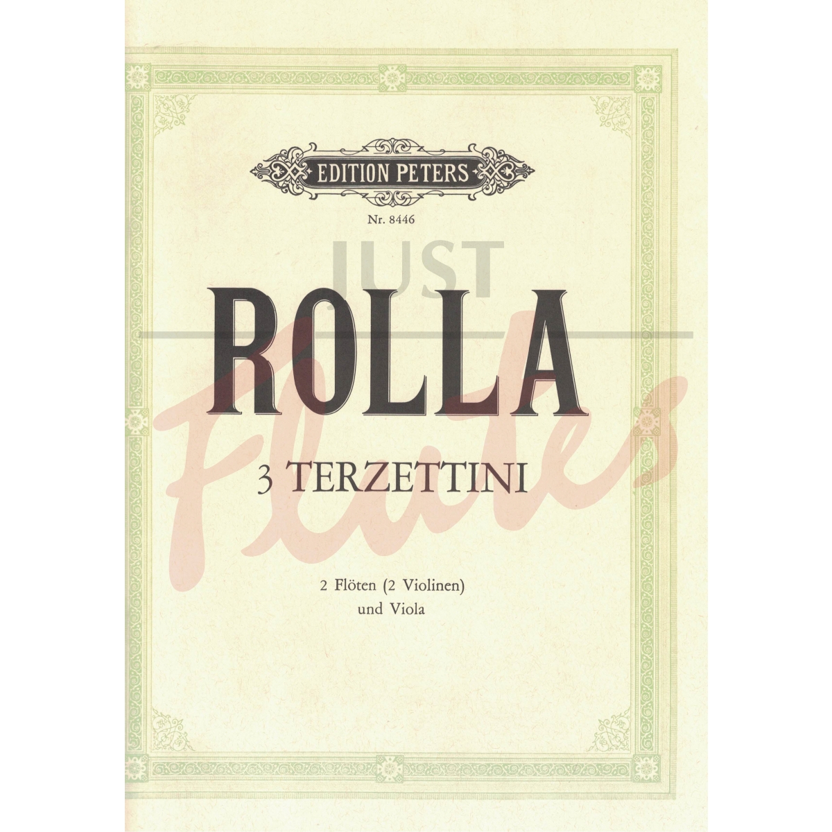 3 Terzettini for Flute, Violin and Viola