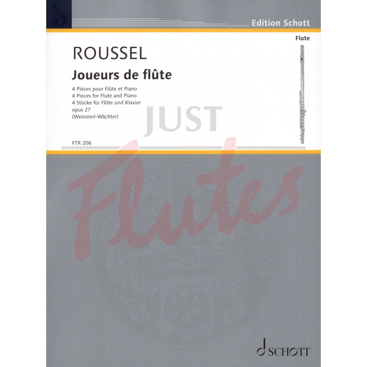 Joueurs de Flûte for Flute and Piano