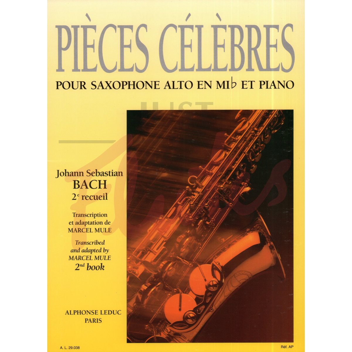 Pieces Célèbres for Alto Saxophone and Piano, Book 2