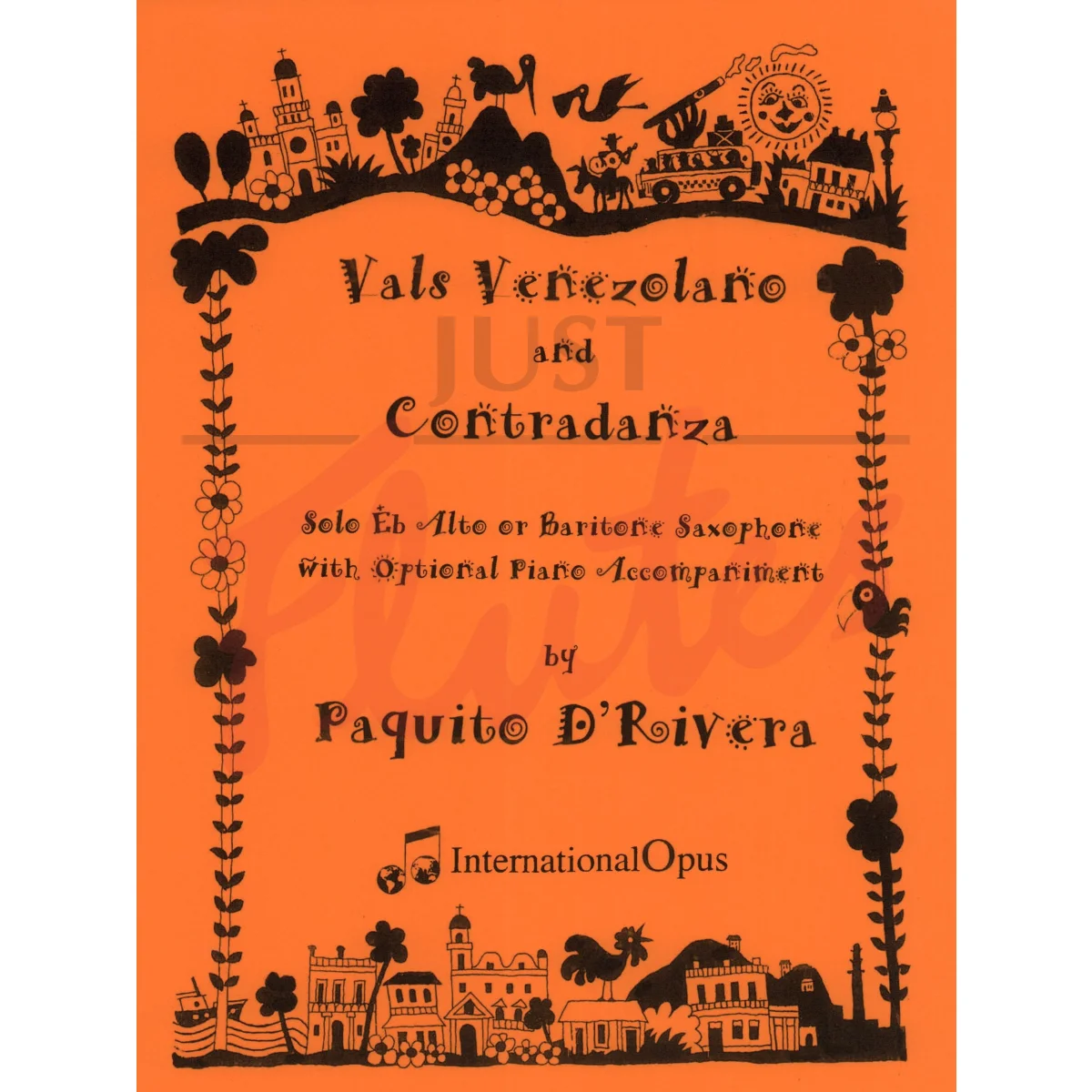 Vals Venezolano and Contradanza for Alto (or Baritone) Saxophone and optional Piano