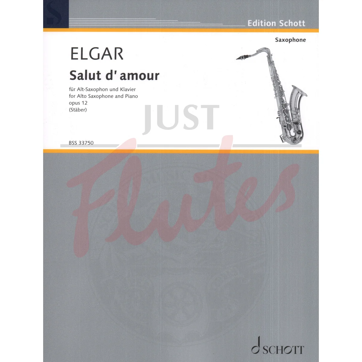 Salut d&#039;Amour for Alto Saxophone and Piano