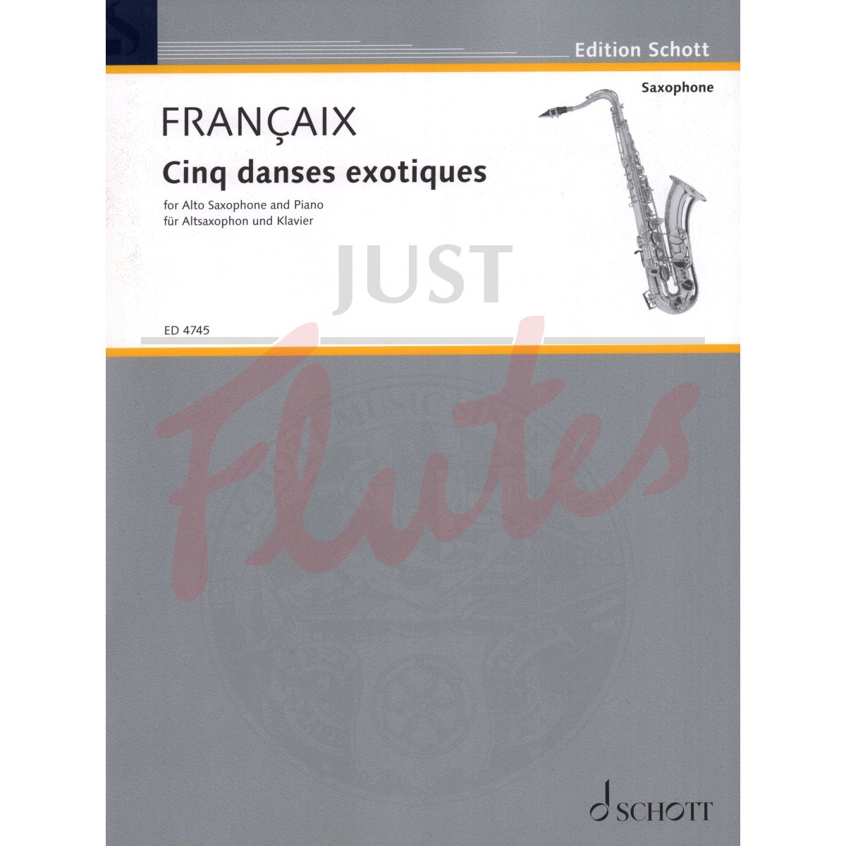 Five Exotic Dances for Alto Saxophone and Piano