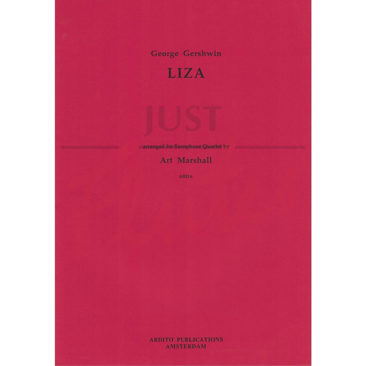 Liza for Saxophone Quartet