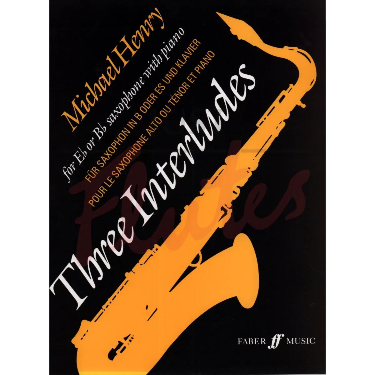 Three Interludes for Saxophone and Piano