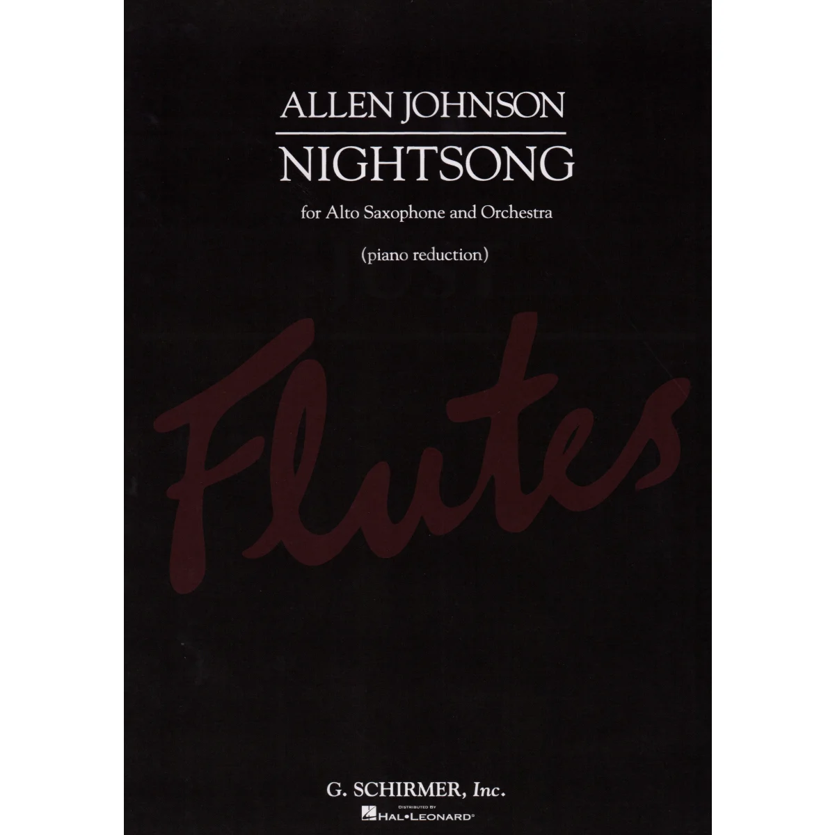 Nightsong for Alto Saxophone and Piano