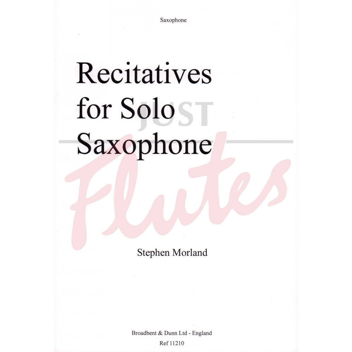 Recitatives for Solo Saxophone