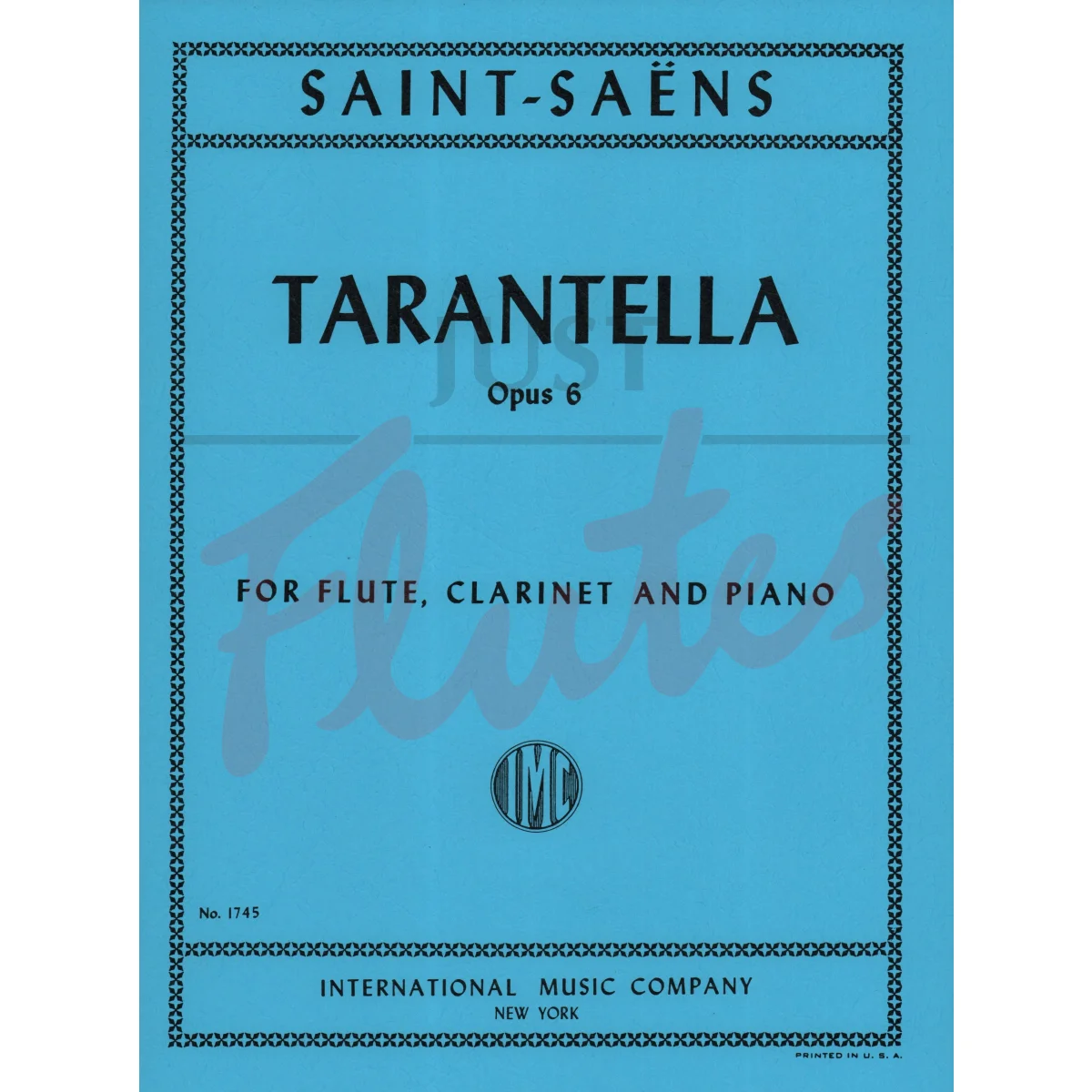 Tarantella for Flute, Clarinet and Piano