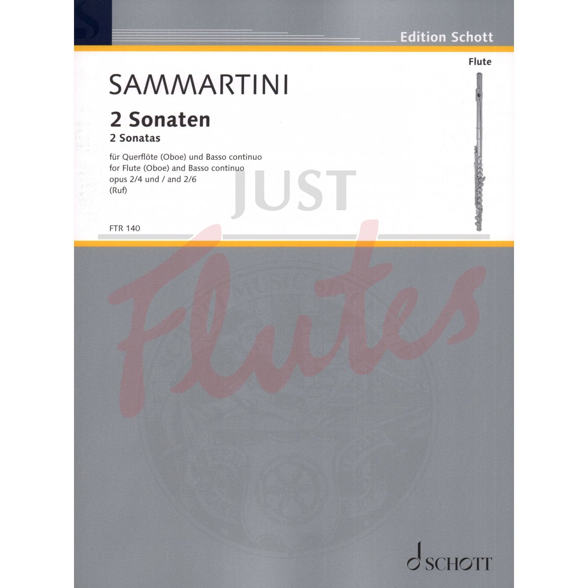 2 Sonatas for Flute and Basso Continuo