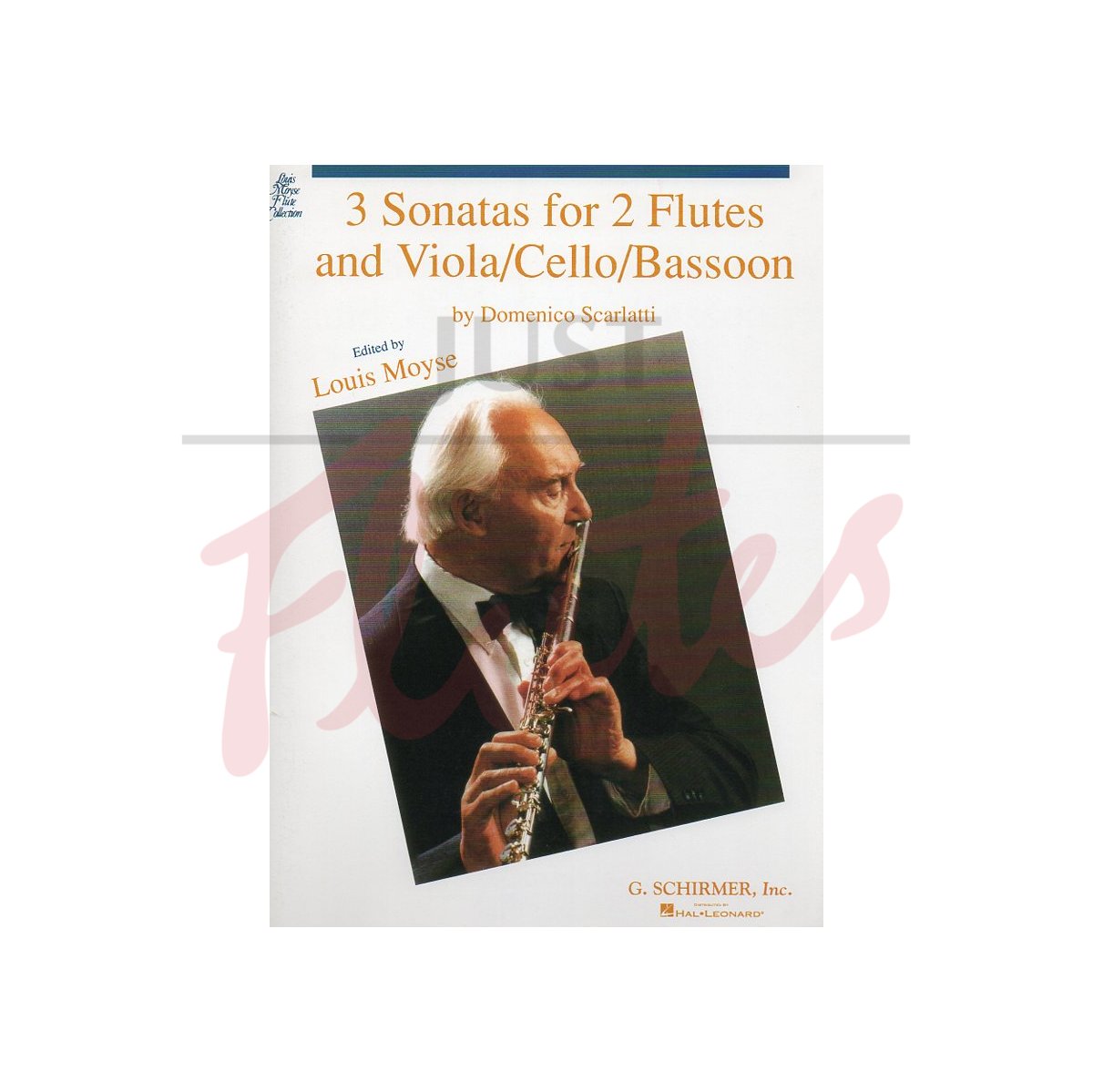 3 Sonatas (2 flutes/cello)