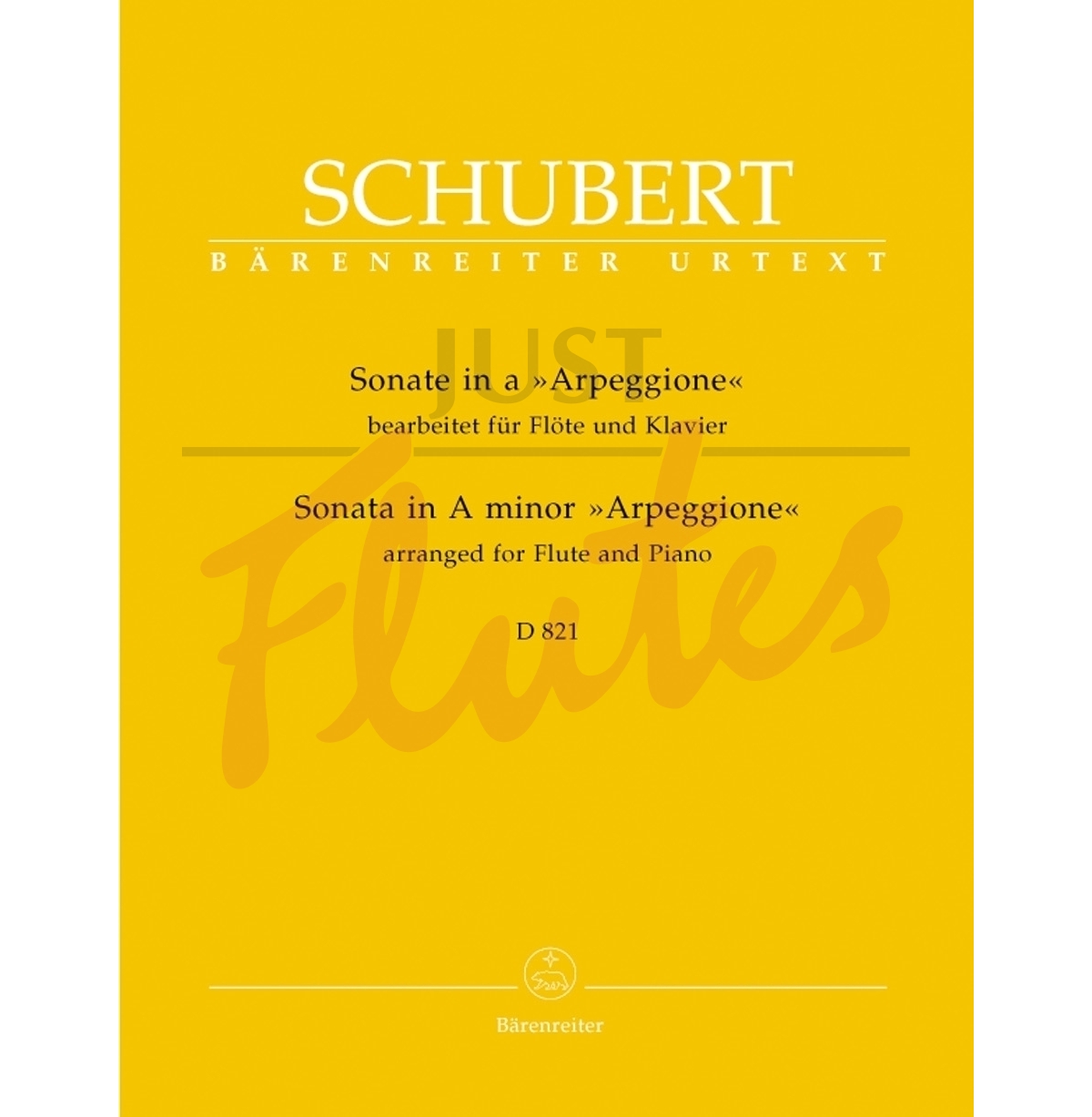 Sonata in A minor &quot;Arpeggione&quot; for Flute and Piano