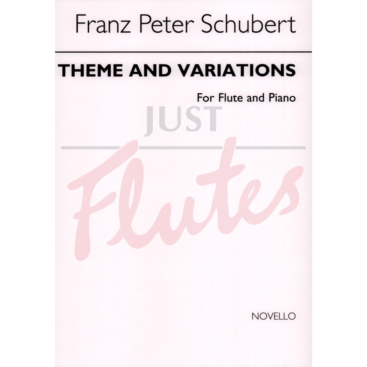 Introduction and Variations on &quot;Trockne Blumen&quot; for Flute and Piano