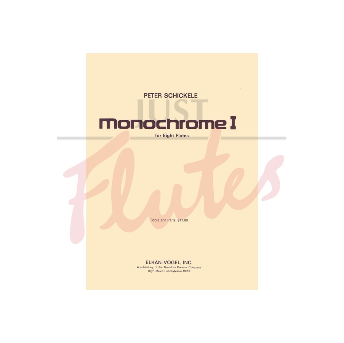 Monochrome 1 for Eight Flutes