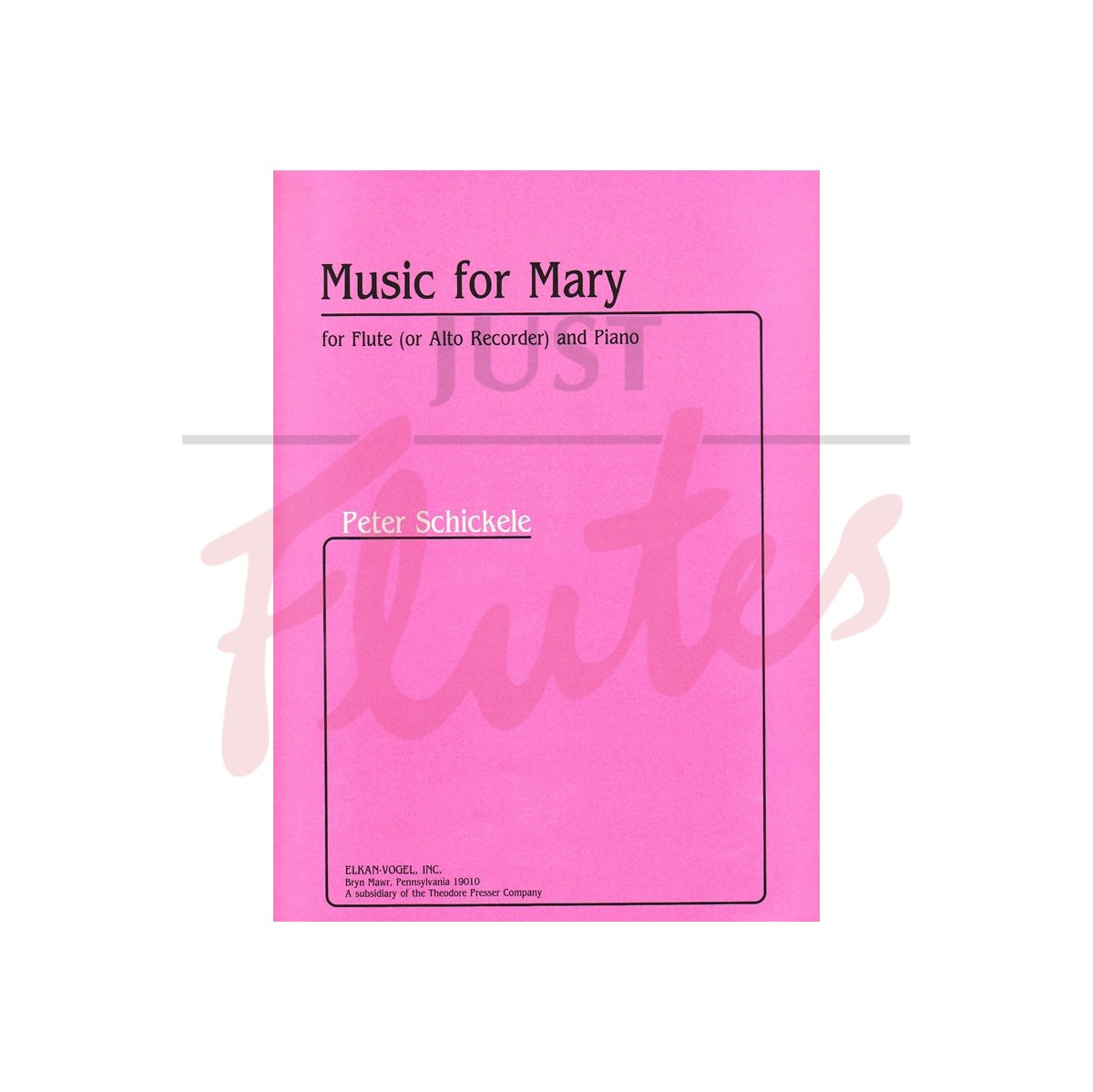 Music for Mary for Flute (or treble recorder) and Piano