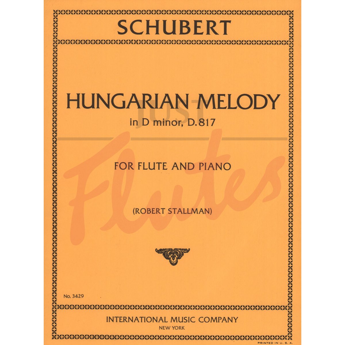 Hungarian Melody in D minor for Flute and Piano 