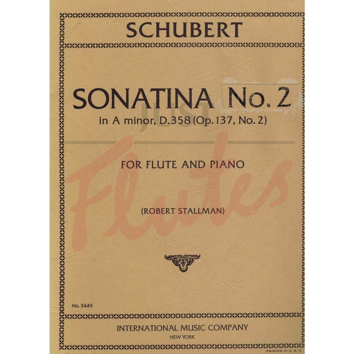 Sonatina No. 2 in A minor for Flute and Piano