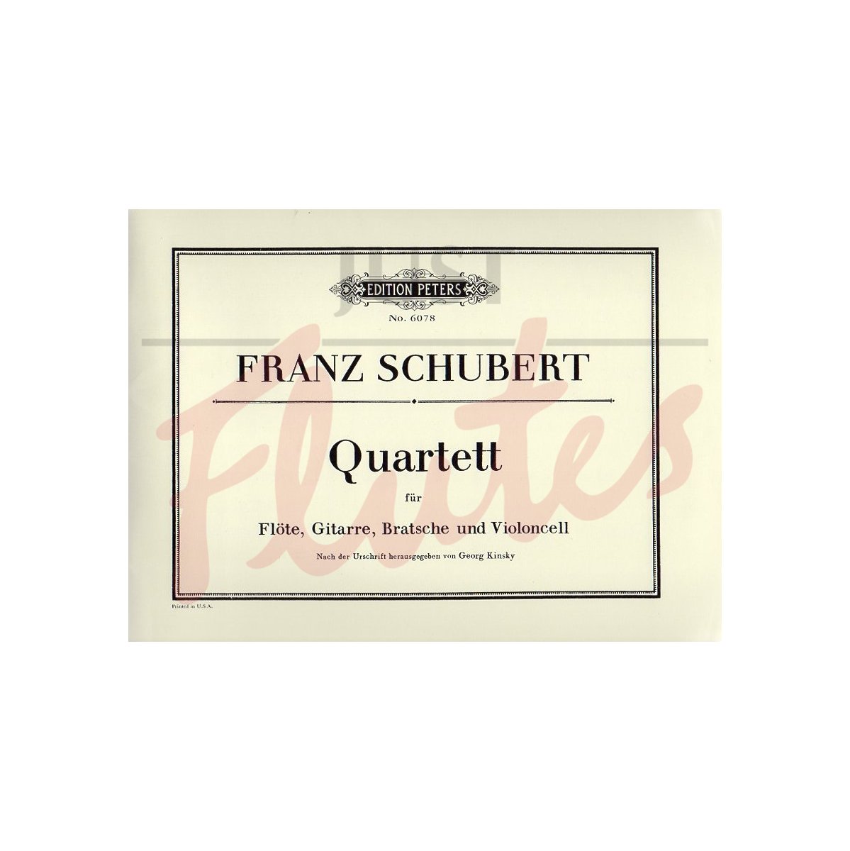 Quartet for Flute, Guitar, Viola and Cello