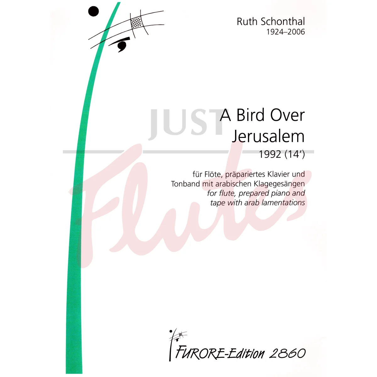 A Bird over Jerusalem for Flute, Prepared Piano and Electronics