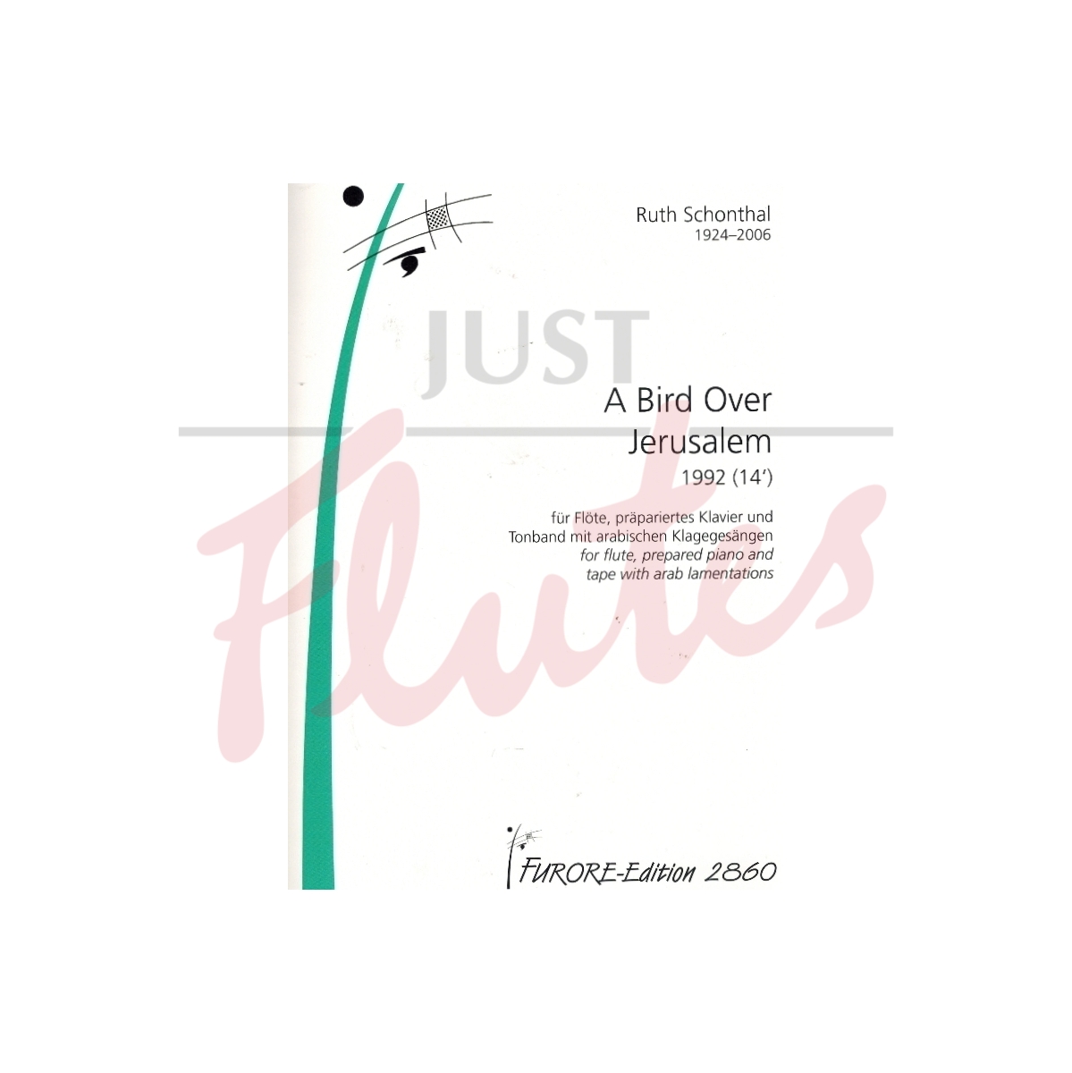 A Bird over Jerusalem for Flute, Prepared Piano and Electronics