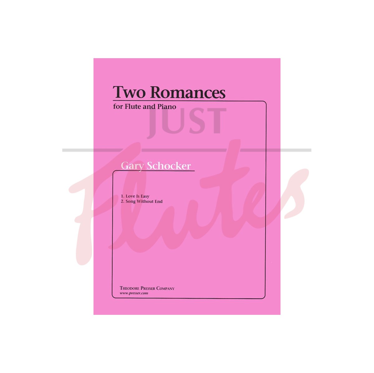 Two Romances for Flute and Piano