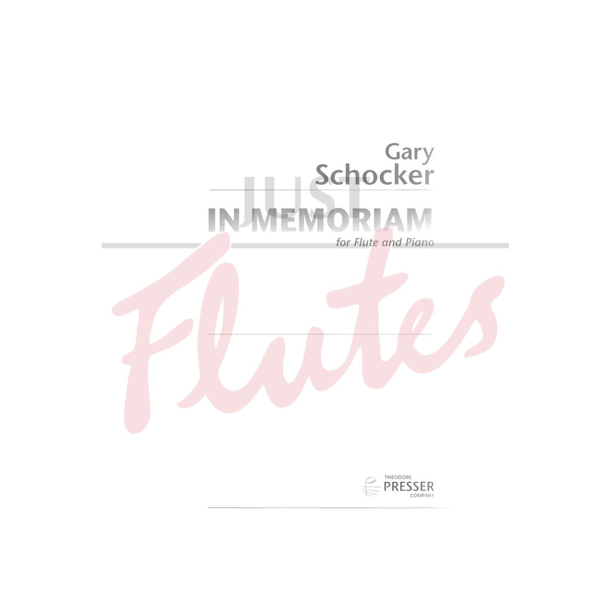 In Memoriam for Flute and Piano