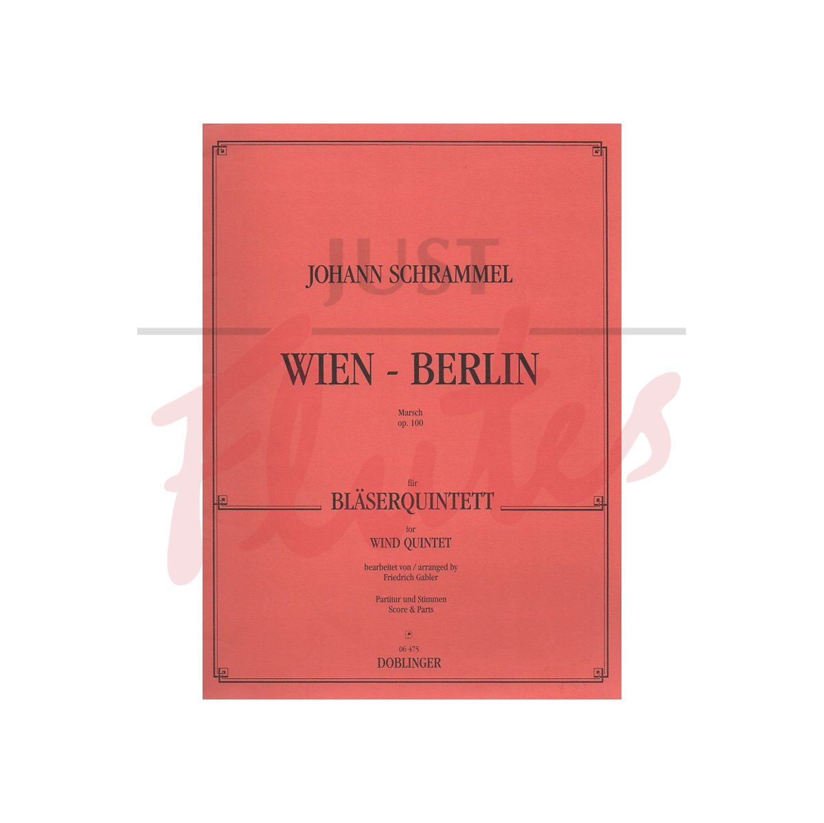 Vienna - Berlin March arranged for Wind Quintet