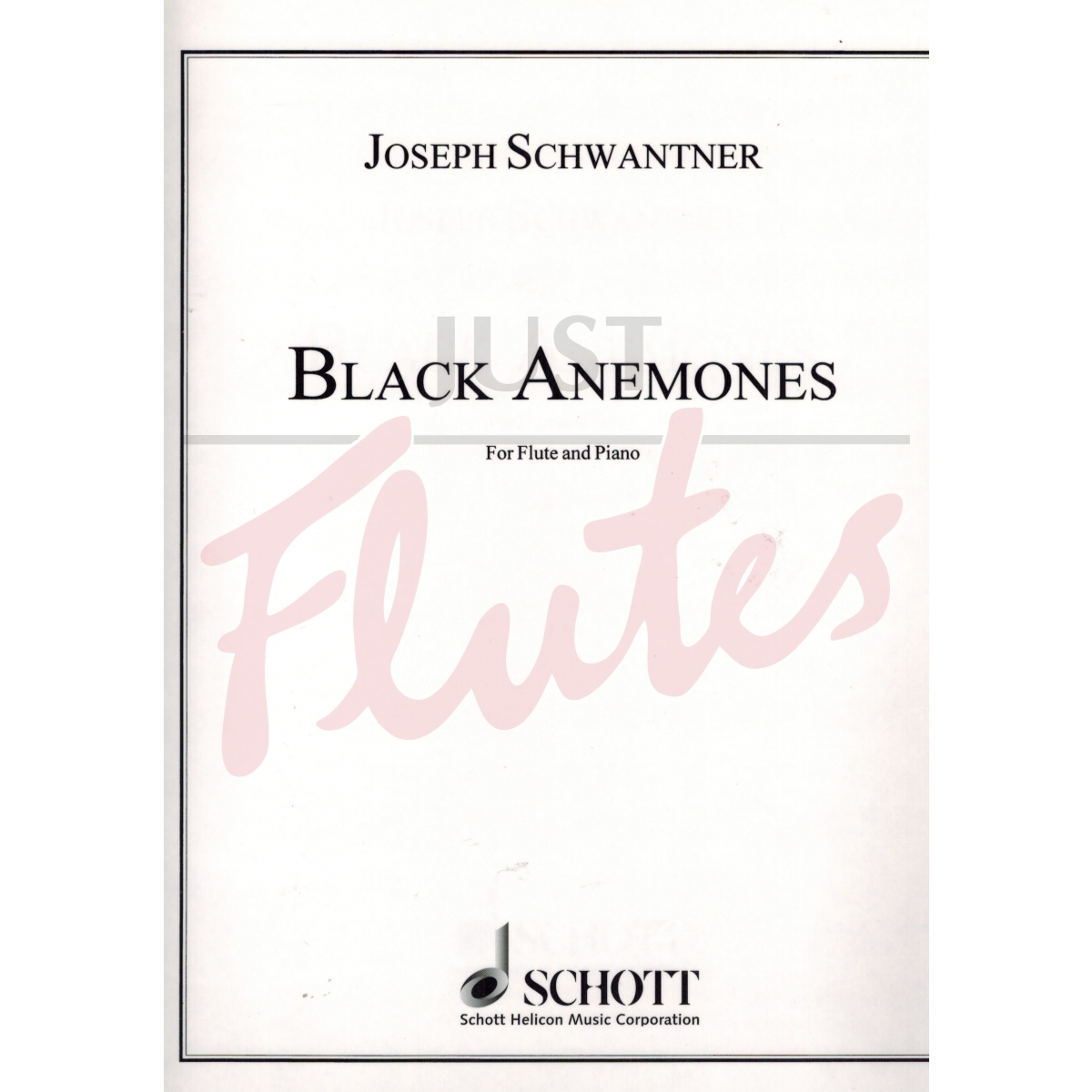 Black Anemones for Flute and Piano