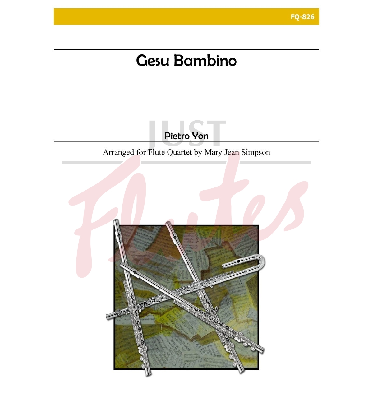 Gesu Bambino for 4 Flutes