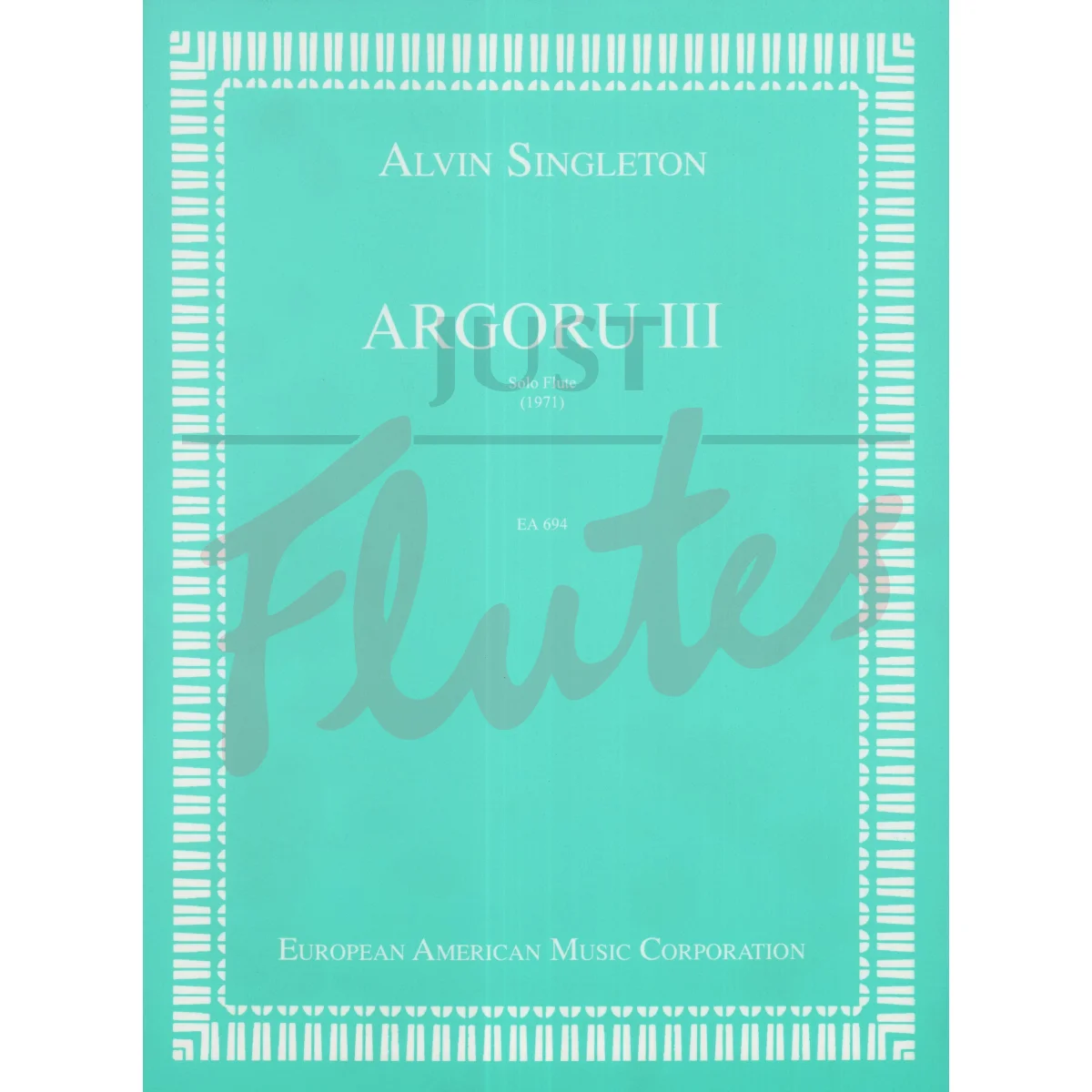 Argoru III for Solo Flute