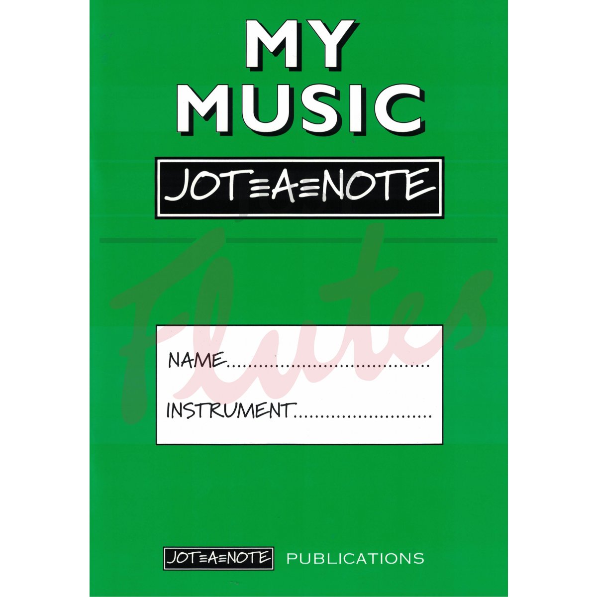 My Music Jot-A-Note (A4 Green)