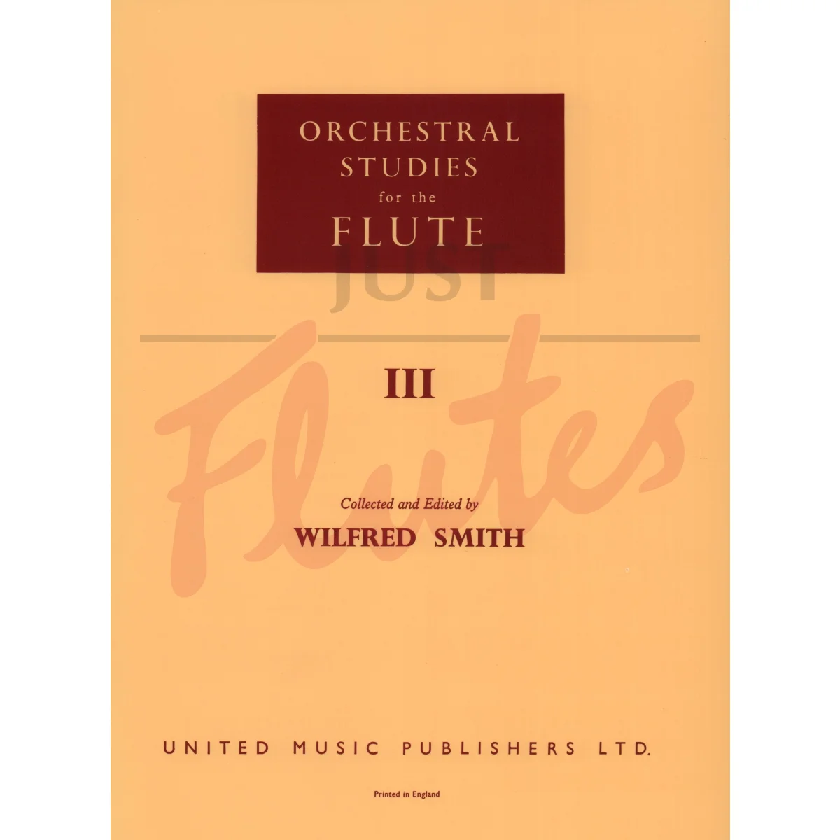 Orchestral Studies for the Flute, Volume 3: Modern French Works